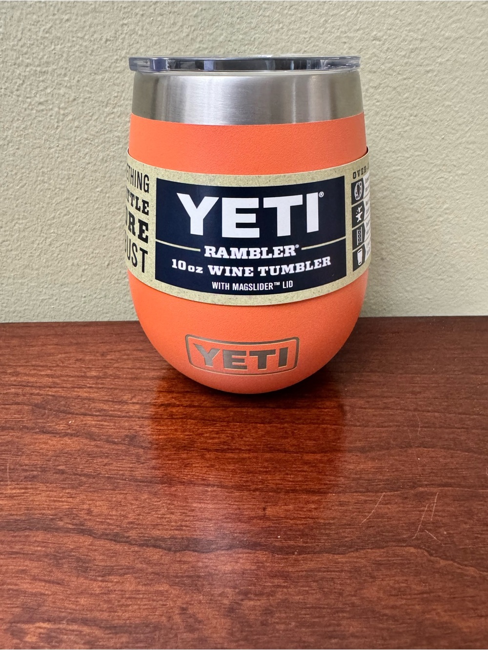 NWT YETI Rambler 10 oz Wine Tumbler High Desert Clay Limited Edition